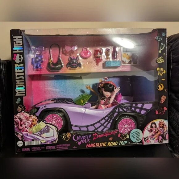 Monster High Clawdeen & Draculaura Road Trip brand new - Picture 1 of 4